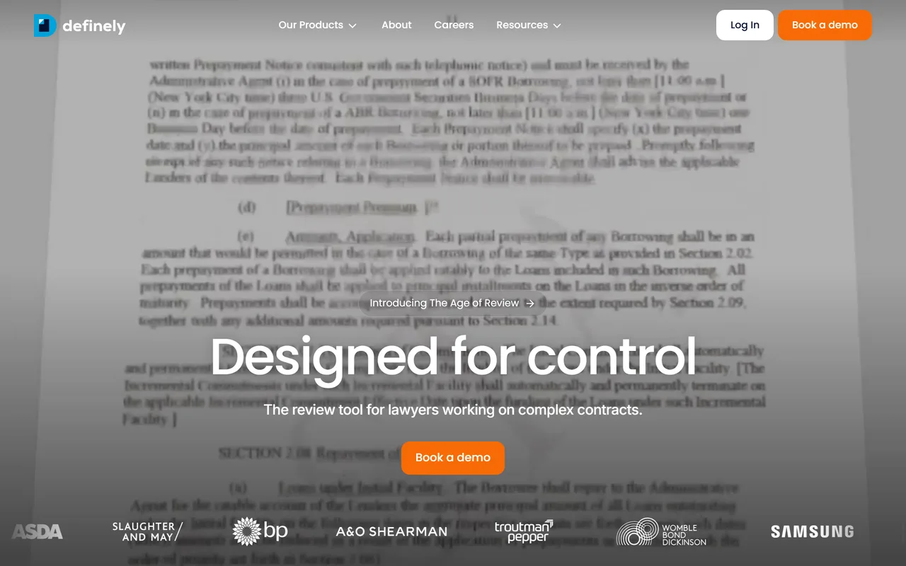 Screenshot of Definely