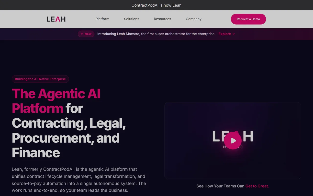 Screenshot of Leah