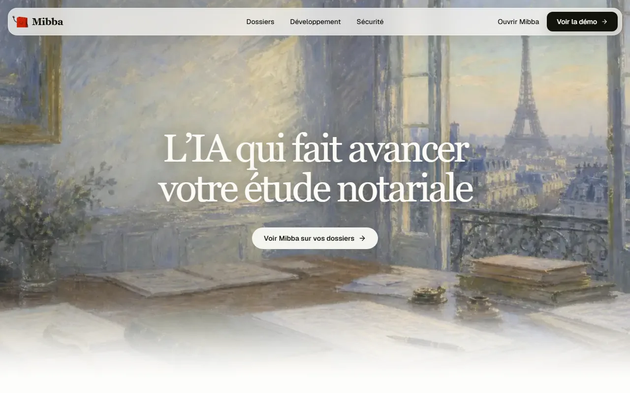 Screenshot of Mibba