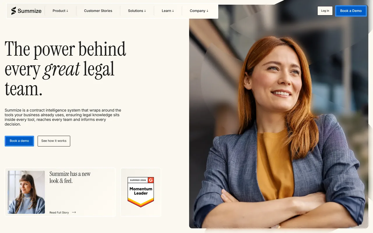 Screenshot of Summize