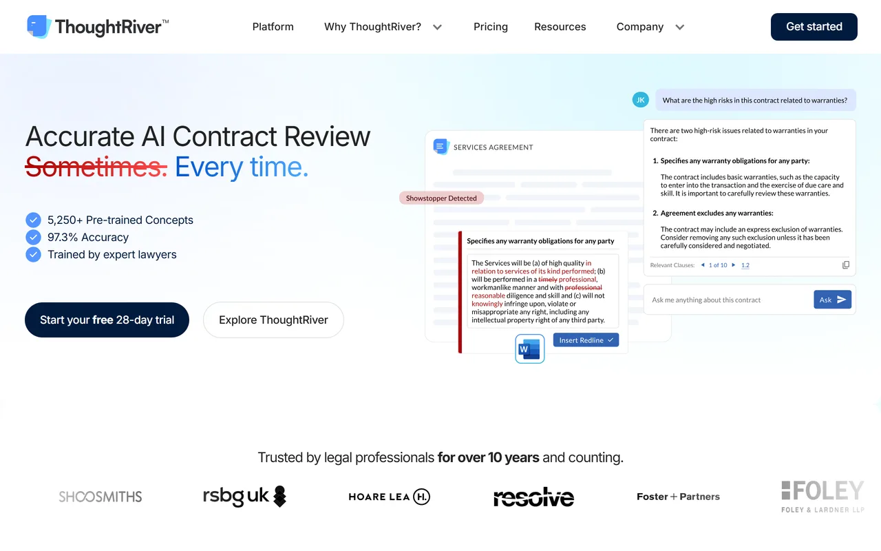Screenshot of ThoughtRiver